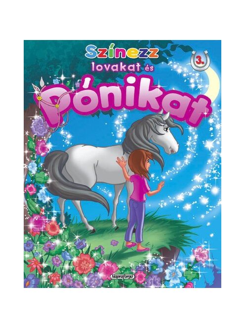Napraforgó - Színezz lovakat és pónikat 3