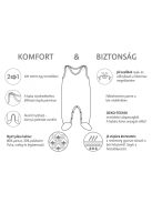 Kenguru Gold Plüss ujjatlan rugdalózó mogyoró Róka 56