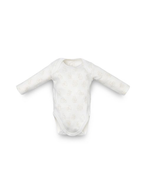 Kenguru Gold Csecsemő body mogyoró állatmintás 50-56