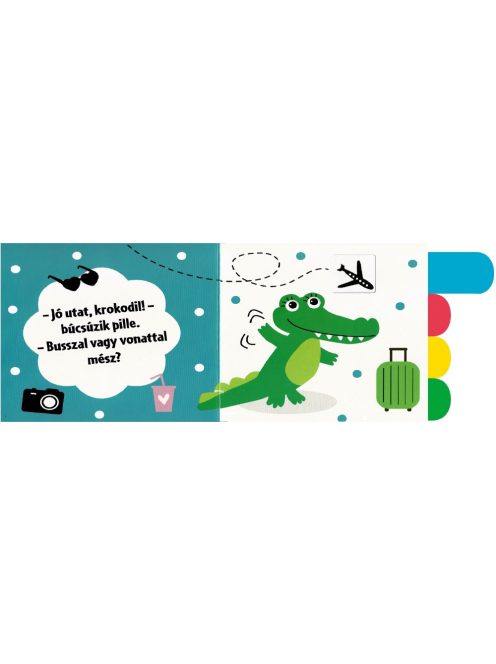 Napraforgó Húzd ki és nézd meg - Krokodil nyaral