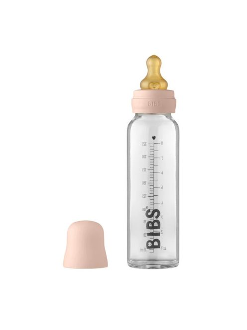 BIBS Cumisüveg, púderrózsaszín, 225 ml