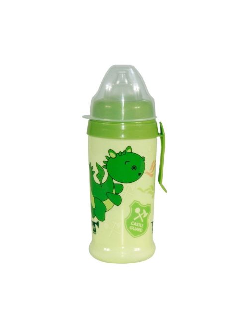 Baby Care itató puha ivócsörrel és fogantyúval 350ml - vegyes színekben új