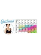 Carriwell Mikrofíber csipkés szoptatós melltartó III - fekete