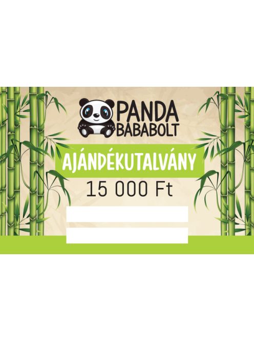 Panda Online ajándékutalvány 15 000 Ft értékben