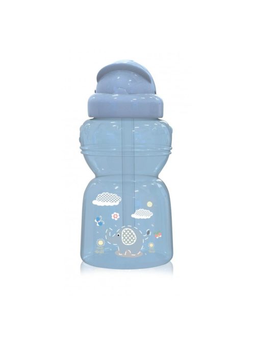 Baby Care Mini szívószálas sportitató 200ml - Moonlight Blue