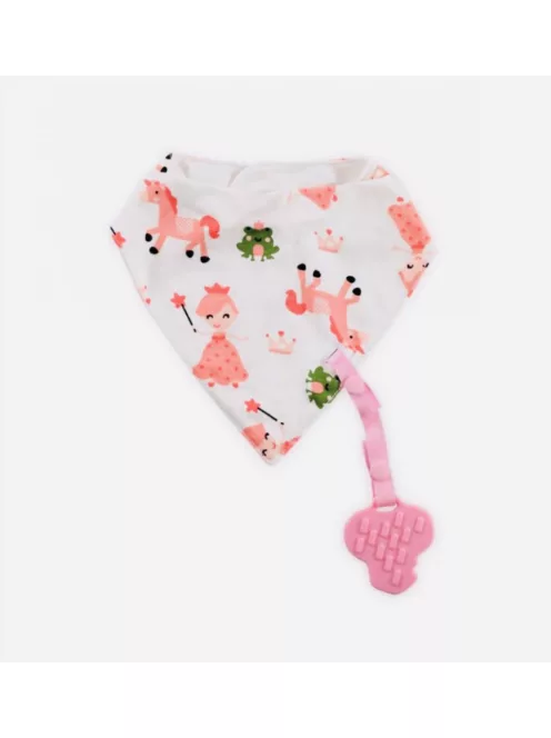Baby Care nyálkendő levehető rágókával - Lányos