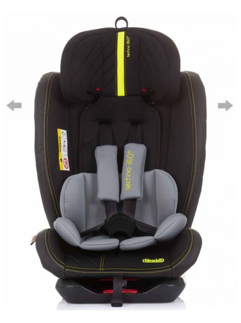 Chipolino Techno 360° isofix autósülés 0-36kg - Glacier 