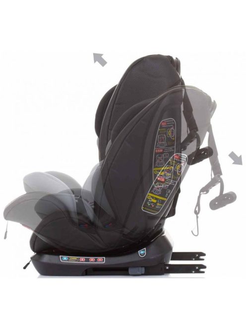 Chipolino Techno 360° isofix autósülés 0-36kg - Glacier 