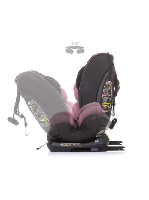 Chipolino Techno 360° isofix autósülés 0-36kg - Rose Water 