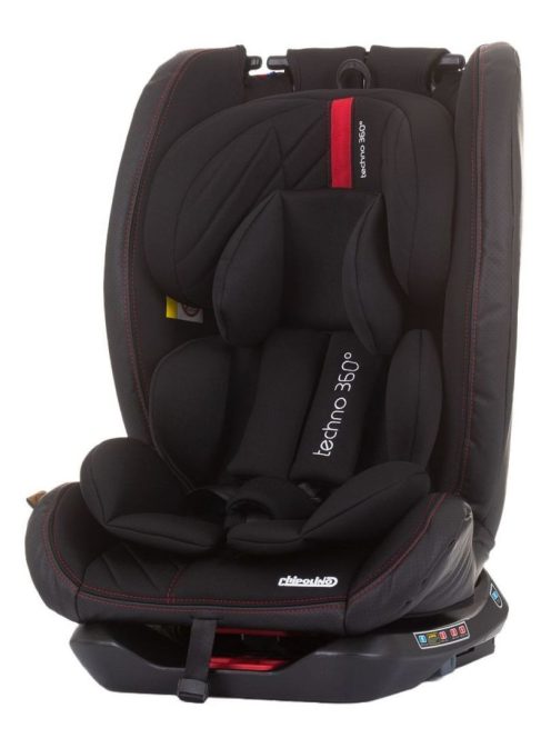 Chipolino Techno 360° isofix autósülés 0-36kg - Ebony 