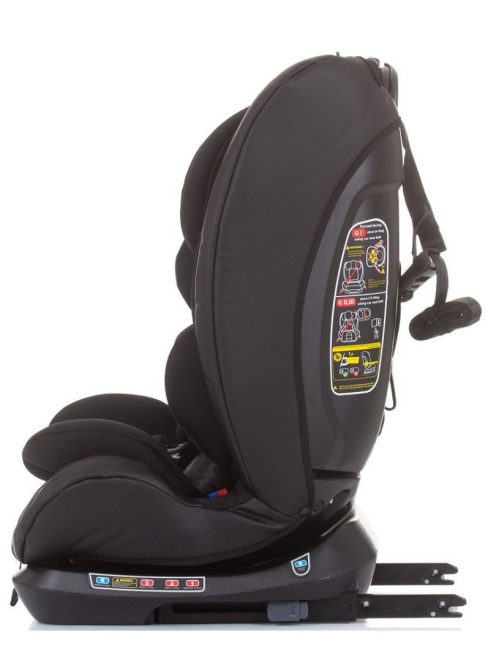 Chipolino Techno 360° isofix autósülés 0-36kg - Ebony 