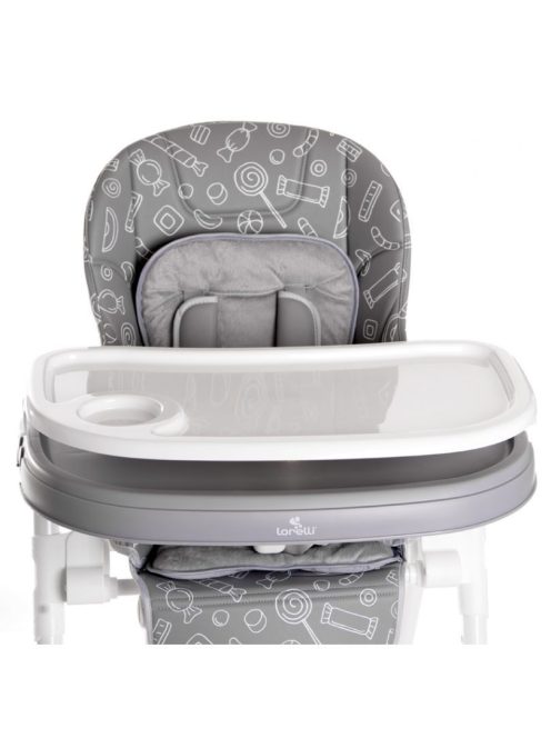 Lorelli Campanella multifunkciós etetőszék - Grey Parrots PU Leather