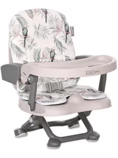   Lorelli Ego Plus székre szerelhető ülésmagasító - Grey Parrots PU Leather