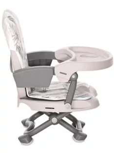   Lorelli Ego Plus székre szerelhető ülésmagasító - Grey Parrots PU Leather