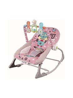   Chipolino Baby Spa rezgő-zenélő pihenőszék 9 kg-ig - Pink
