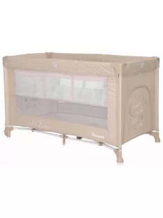 Lorelli Noemi 2 multifunkciós utazóágy - Fog Beige Star