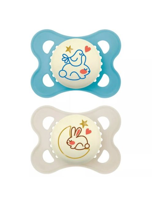 MAM PURE Night szilikon DUPLA cumi 2-6 hónap