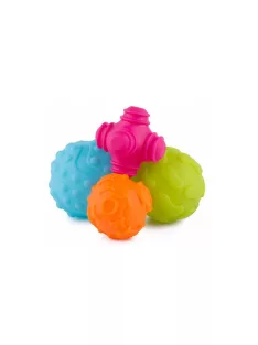 Playgro készségfejlesztő labda - Formák 4db