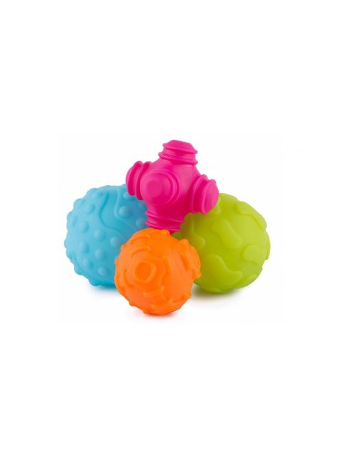 Playgro készségfejlesztő labda - Formák 4db