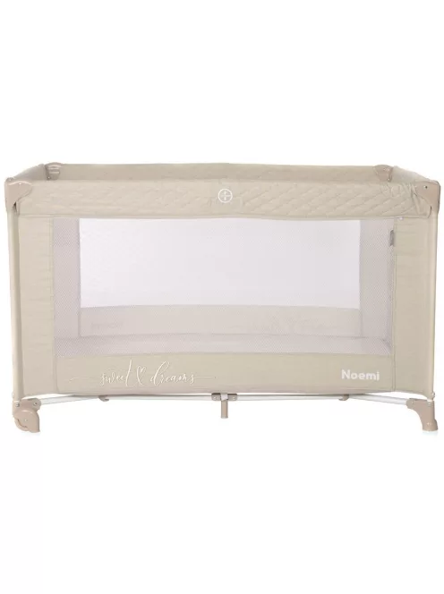 Lorelli Noemi 1 fix utazóágy - Fog Beige Star