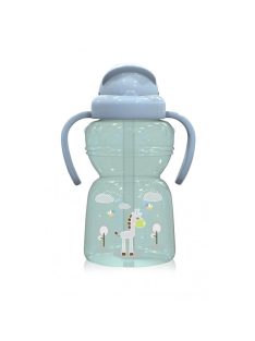 Baby Care szívószálas sportitató 325ml - Mint green