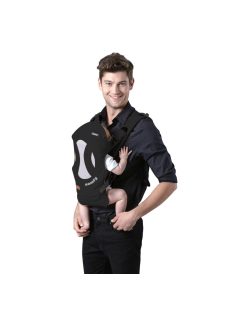 Chipolino Comfy kenguru - Black/grey