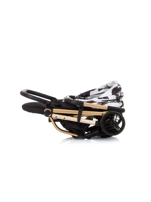 Chipolino Twister sport babakocsi 360°-ban fordítható - Black/WhiteWater
