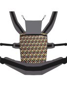 NANDU Bébi Csatos állítható hordozó - mintás geo-szürke