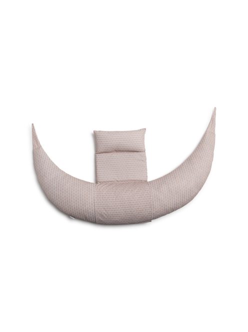 Nuvita Dreamwizard terhességi és szoptatós párna - Pink with curves - 7200