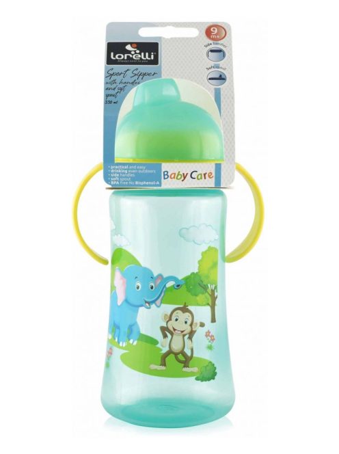 Baby Care Sport itató 330 ml - green