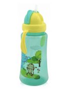 Baby Care Szafari szívószálas sportitató 330 ml - green