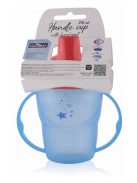 Baby Care itatópohár fogantyúval 210ml magas - blue