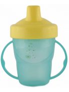 Baby Care itatópohár fogantyúval 210ml magas - green