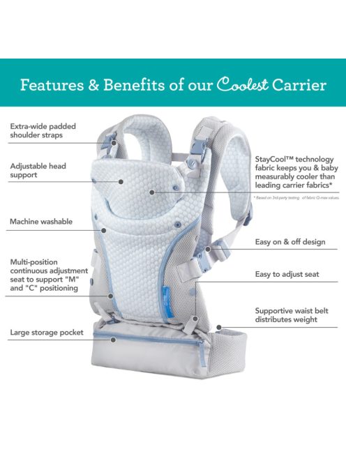 Infantino Stay Cool 4az1-ben hordozó