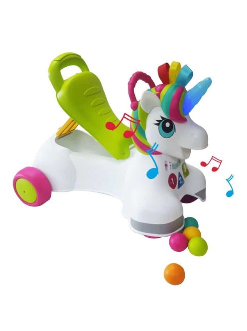 Infantino Sit, Walk & Ride Unicorn 3az1-ben járássegítő