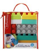 Infantino Super Soft 1st Building Blocks készségfejlesztő építő