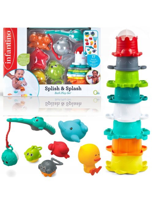 Infantino Splish & Splash Bath Play Set fürdőjáték