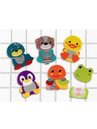 Infantino Mix & Match Bath Sticker Pals fürdőjáték