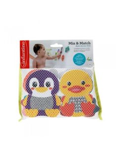 Infantino Mix & Match Bath Sticker Pals fürdőjáték
