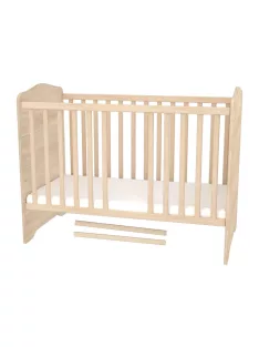 Timba 60x120-as Egyenes végű kiságy - Borostyán