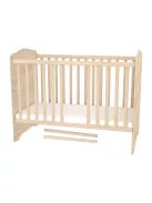 Timba Niki 60x120-as Zárt végű kiságy ágyneműtartóval - Borostyán