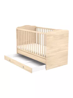   Timba Niki 70x140-es Átalakítható gyermekágy ágyneműtartóval - Borostyán