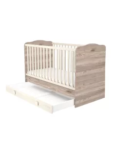   Timba Viki 70x140-es Átalakítható gyermekágy ágyneműtartóval - Krém-fűz