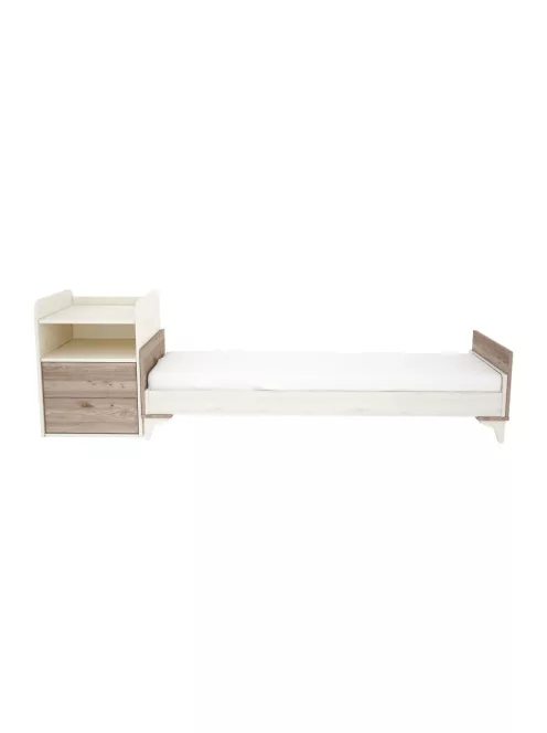 Timba Kloé 2 Fiókos Kombinált kiságy (60x120-as) - Krém-fűz
