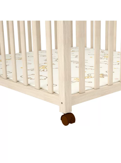 Timba Timba 2 102x102-es emelhető, görgős járóka - Borostyán