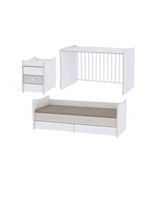 Lorelli Maxi Plus kombi ágy 70x160 - White String