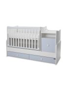 Lorelli Trend PLUS kombi ágy 70x165 - White Baby Blue