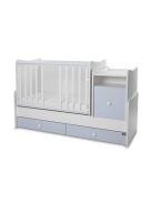 Lorelli Trend PLUS kombi ágy 70x165 - White Baby Blue