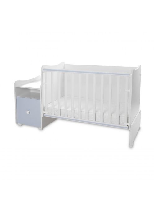 Lorelli Trend PLUS kombi ágy 70x165 - White Baby Blue