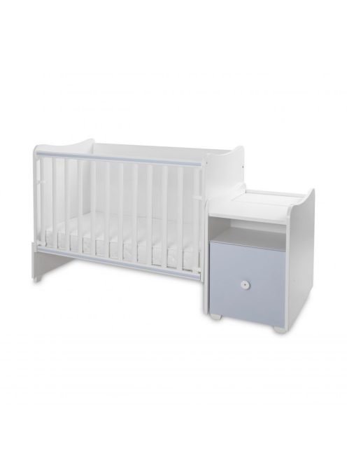 Lorelli Trend PLUS kombi ágy 70x165 - White Baby Blue